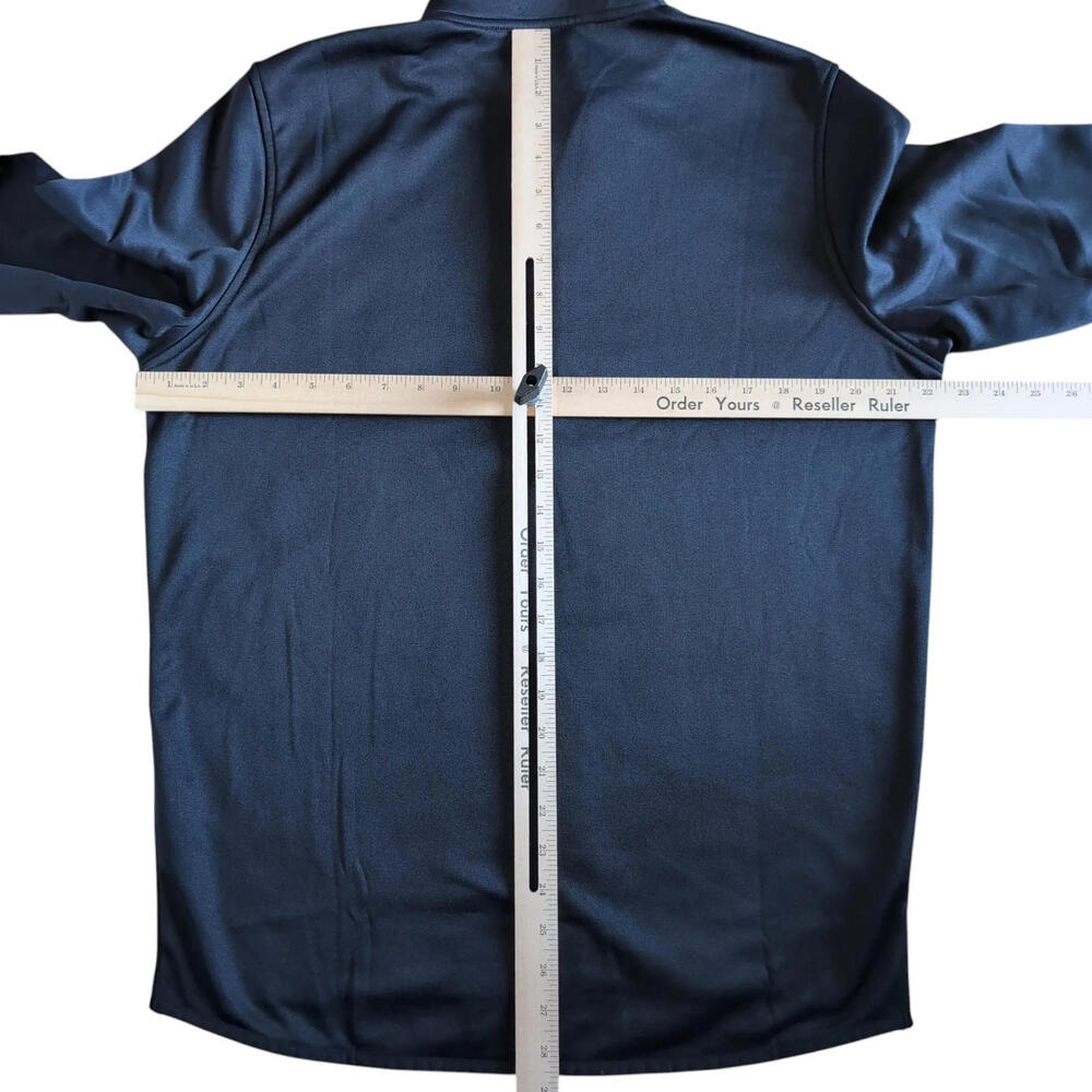NWT Under Armour Pullover Mens Medium Black ColdGear Quarter Zip Sheriff Academy - Picture 3 of 7
